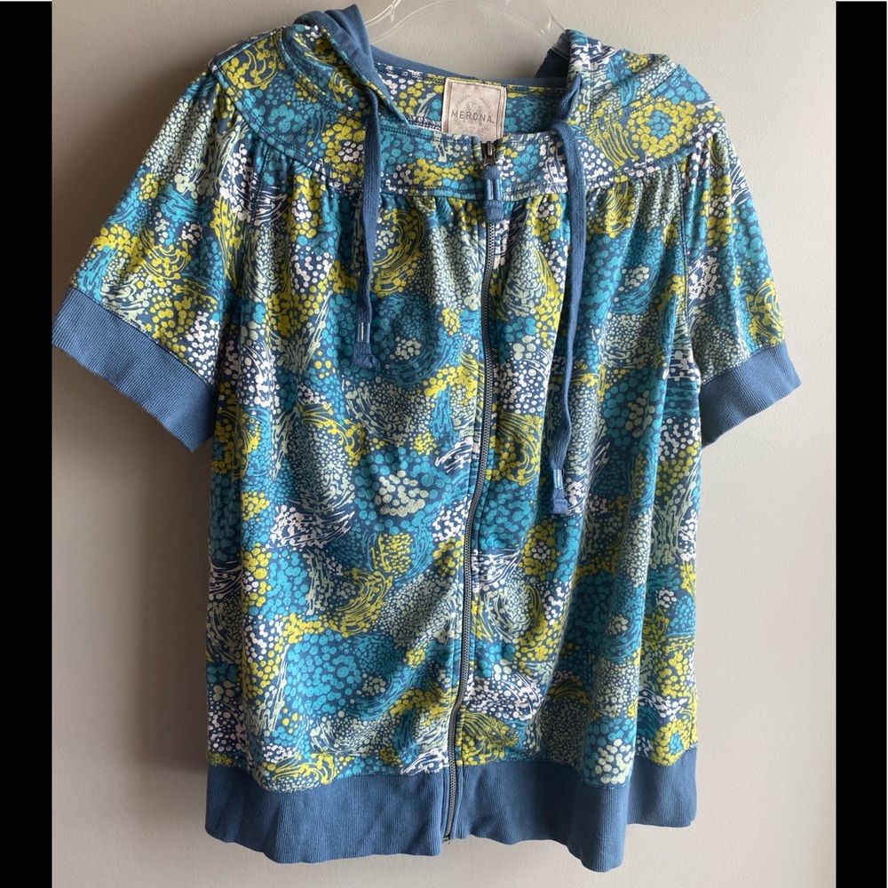 Merona /Hooded Short Sleeve Sweatshirt Jacket - 4X